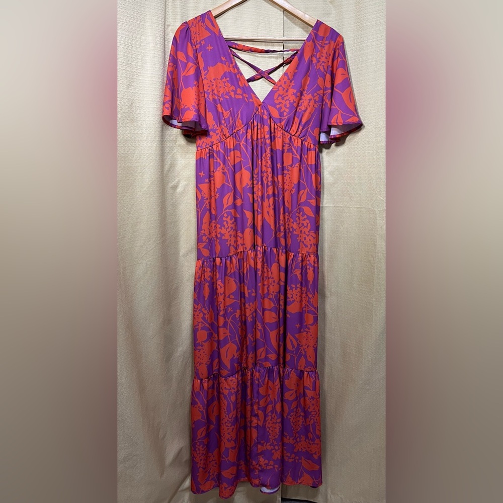 Peach Love California Maxi Dress Small